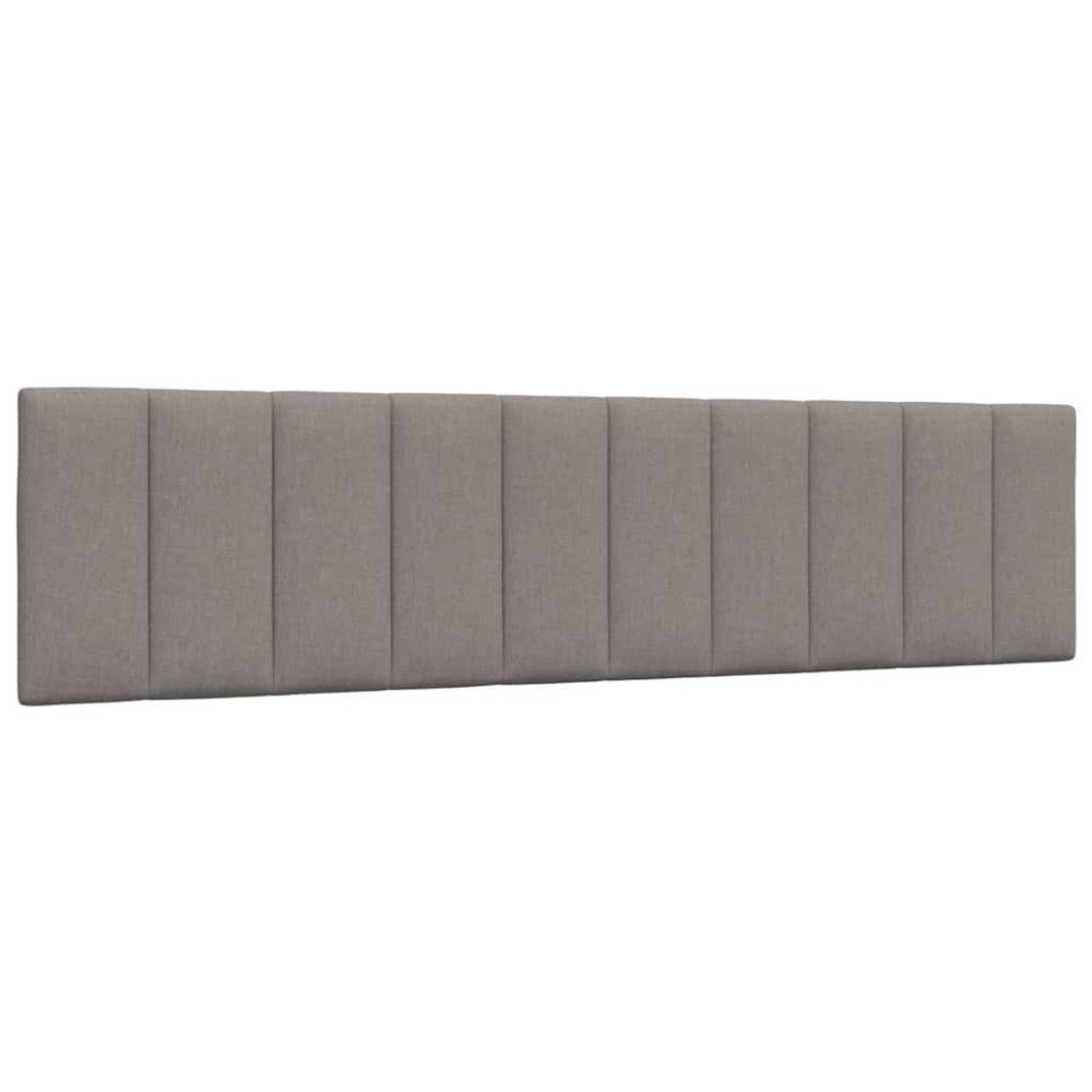 vidaXL Dyna till huvudgavel taupe 200 cm tyg