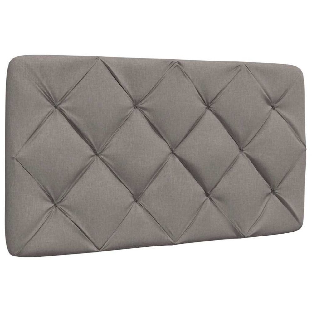vidaXL Dyna till huvudgavel taupe 90 cm tyg