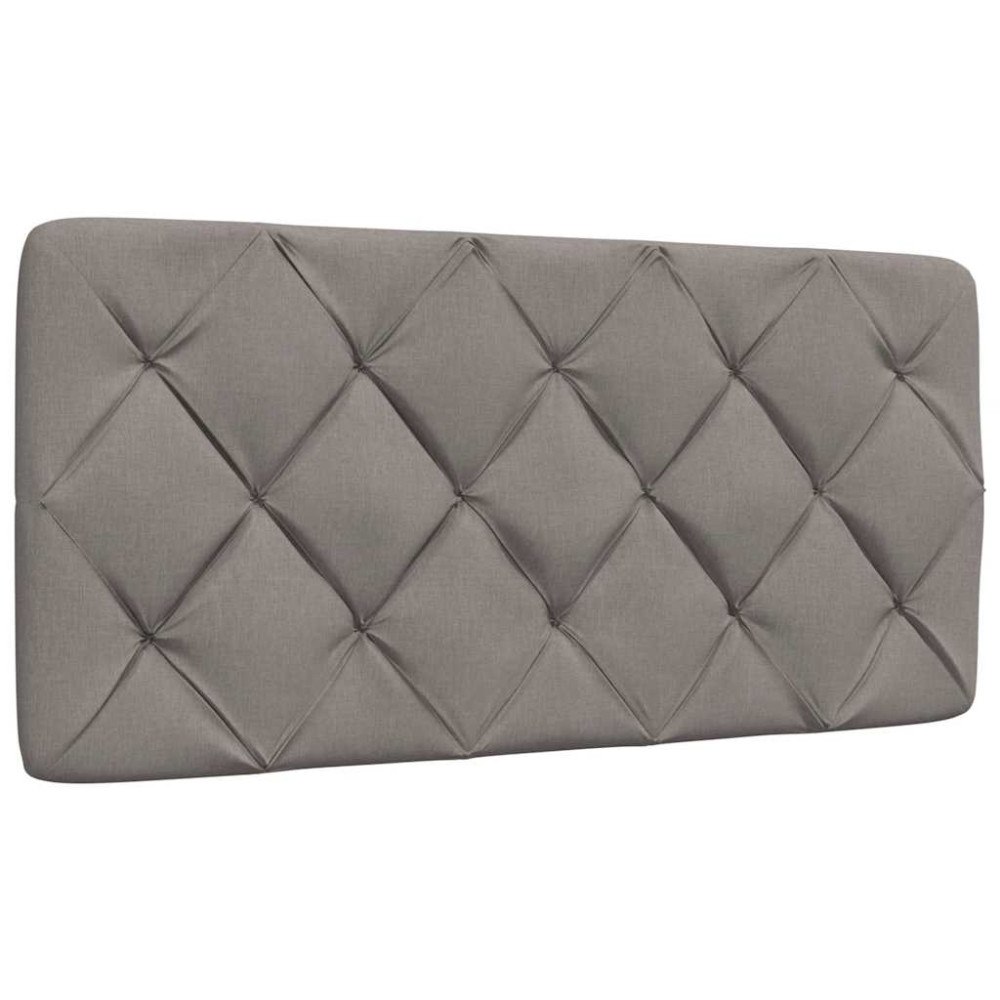 vidaXL Dyna till huvudgavel taupe 100 cm tyg