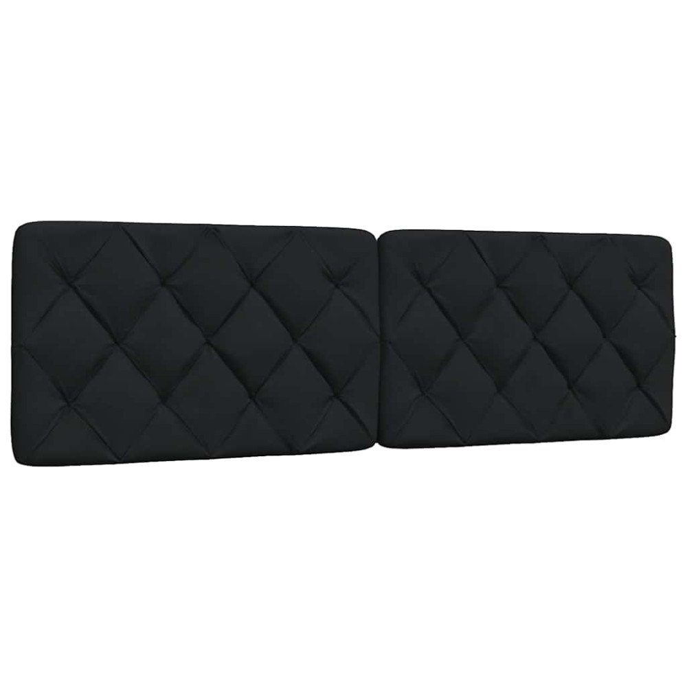 vidaXL Dyna till huvudgavel svart 160 cm tyg
