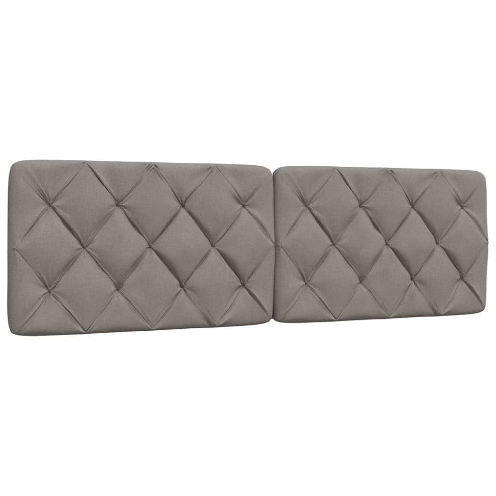 vidaXL Dyna till huvudgavel taupe 160 cm tyg
