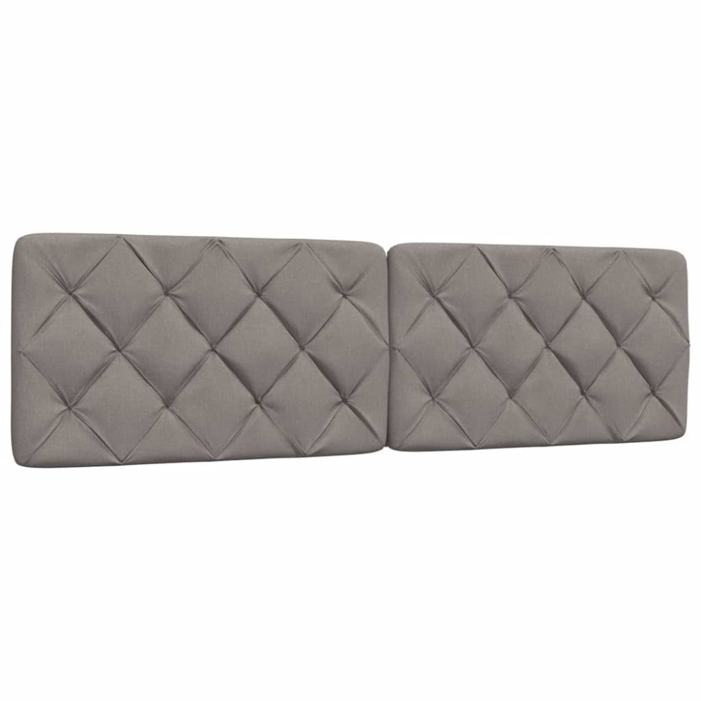 vidaXL Dyna till huvudgavel taupe 180 cm tyg