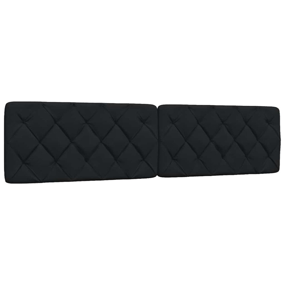 vidaXL Dyna till huvudgavel svart 200 cm tyg