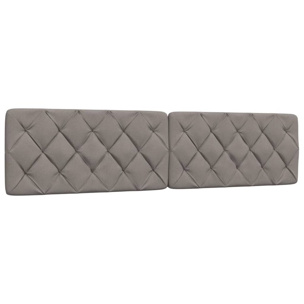 vidaXL Dyna till huvudgavel taupe 200 cm tyg