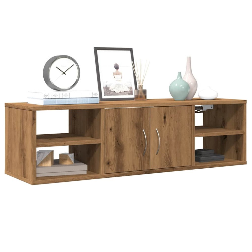 vidaXL Väggskåp artisan ek 101x30x29 cm konstruerat trä