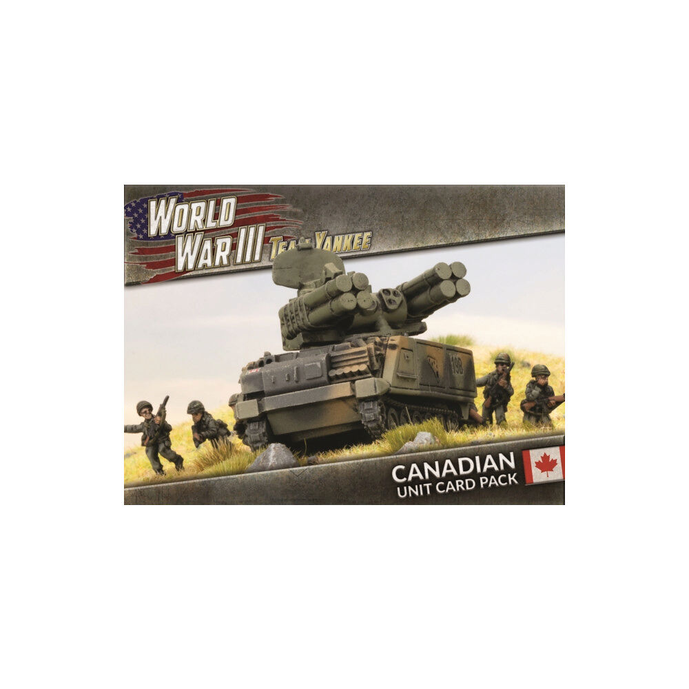 Battlefront Miniatures Canadian Unit Card Pack (34X Cards)