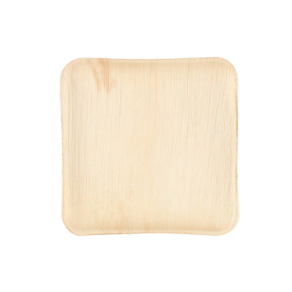 Maku Palm Leaf Plate 25x25 cm 10Pcs