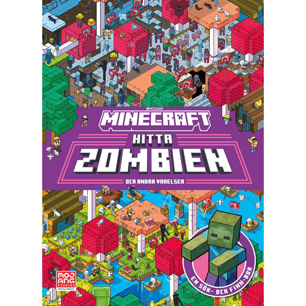 Karrusel Forlag Cargo Int Aps Minecraft. Hitta zombien och andra varelser - en sök och finn bok (inbunden)