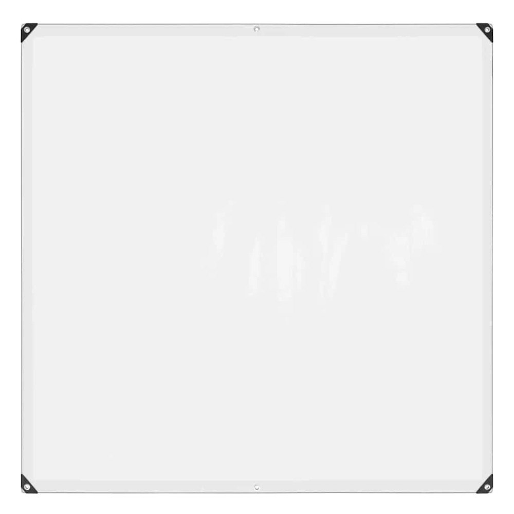 vidaXL Klar presenning med öljetter 2x2 m polyeten