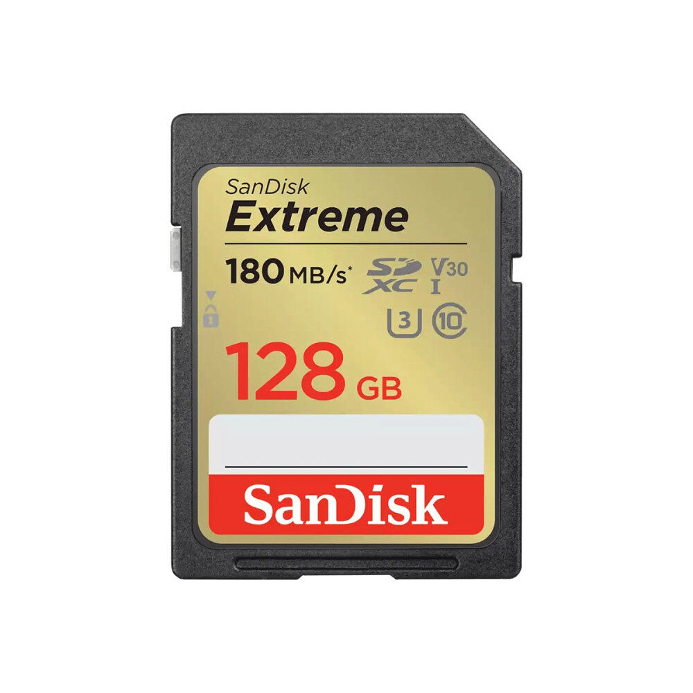 SANDISK SanDisk Extreme PLUS - flash-minneskort - 128 GB - SDXC UHS-I