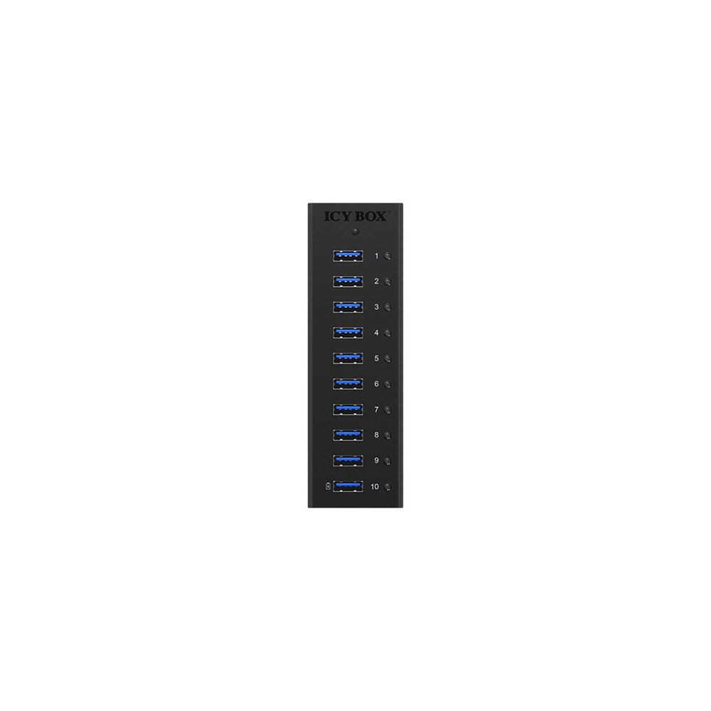 RaidSonic Technology ICY BOX IB-AC6110 - hubb - 10 portar