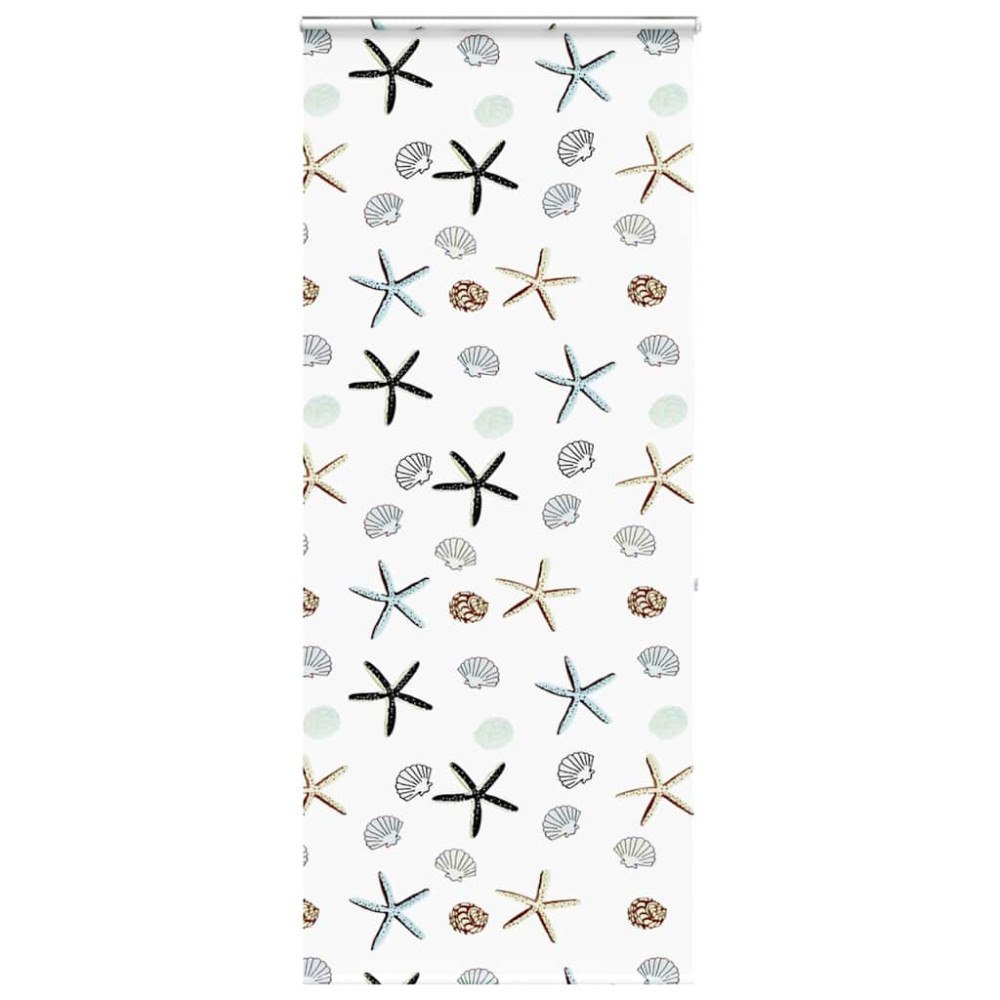 vidaXL Duschrullgardin med kassett 100x240 cm tyg bredd 96 cm