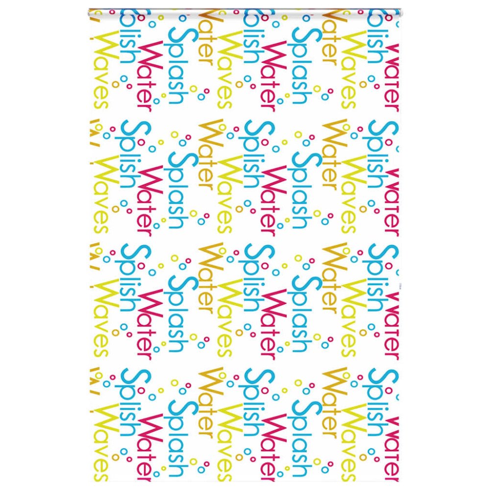 vidaXL Duschrullgardin med kassett 150x240 cm tygbredd 146 cm