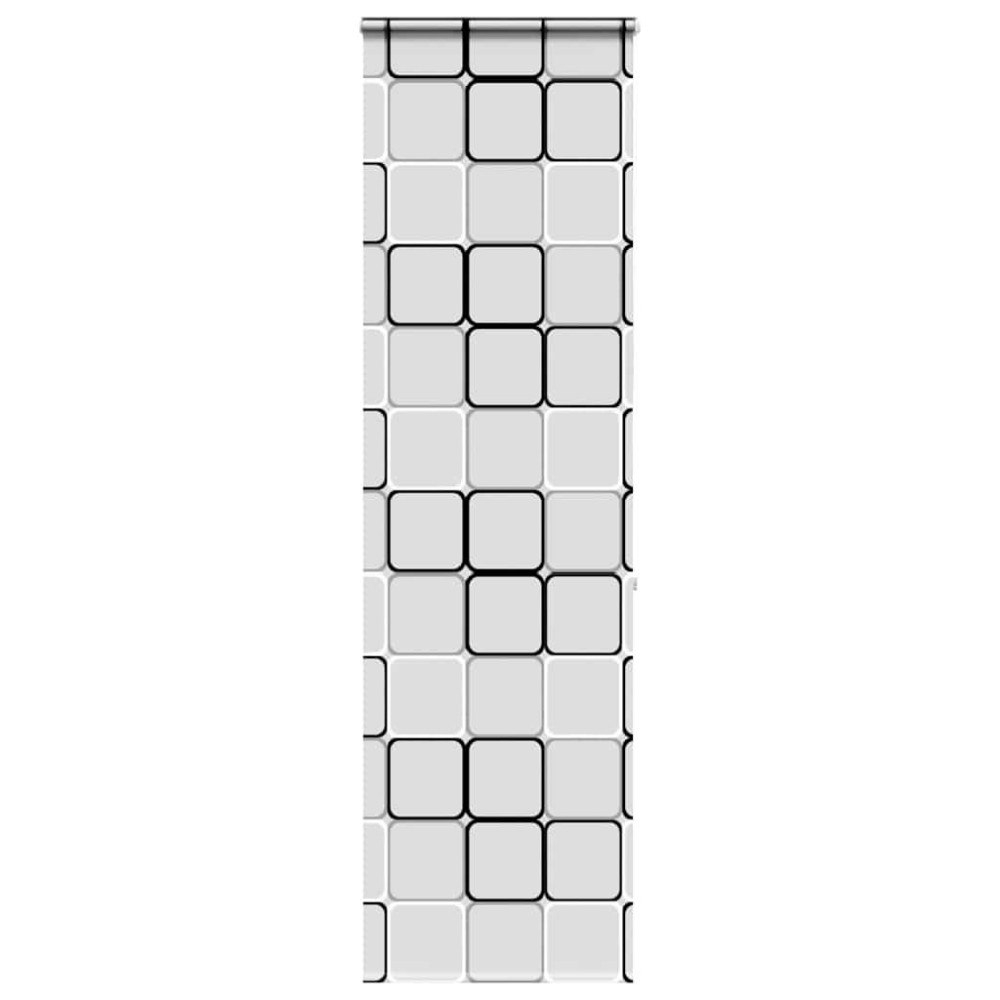 vidaXL Duschrullgardin med kassett 60x240 cm tyg bredd 56 cm