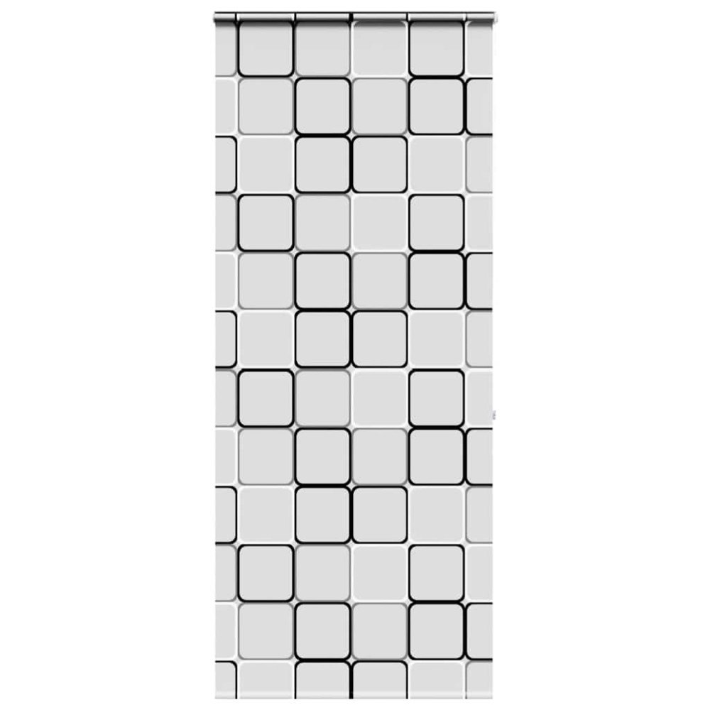 vidaXL Duschrullgardin med kassett 100x240 cm tyg bredd 96 cm