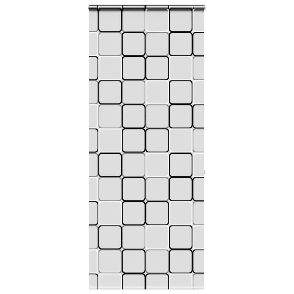 vidaXL Duschrullgardin med kassett 110x240 cm tyg bredd 106 cm