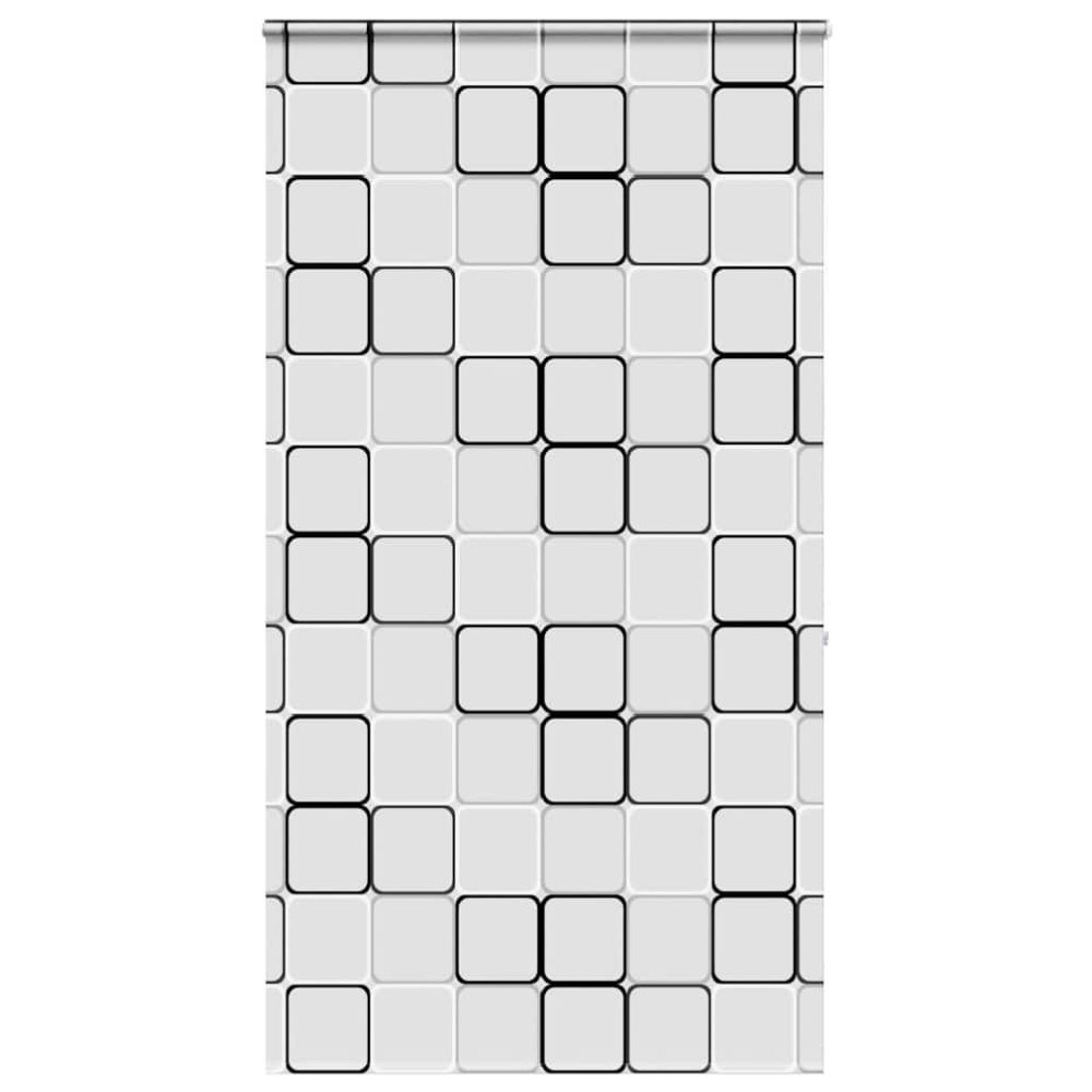 vidaXL Duschrullgardin med kassett 130x240 cm tyg bredd 126 cm