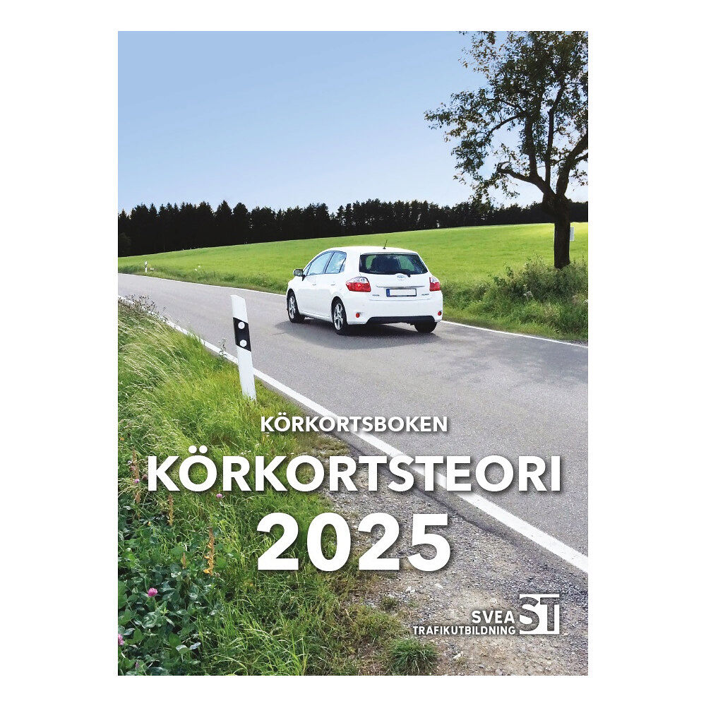 Svea Trafikutbildning Körkortsboken Körkortsteori 2025 (häftad)