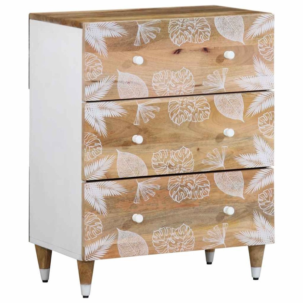 vidaXL Skänk 60x33,5x75 cm mango i massivt trä
