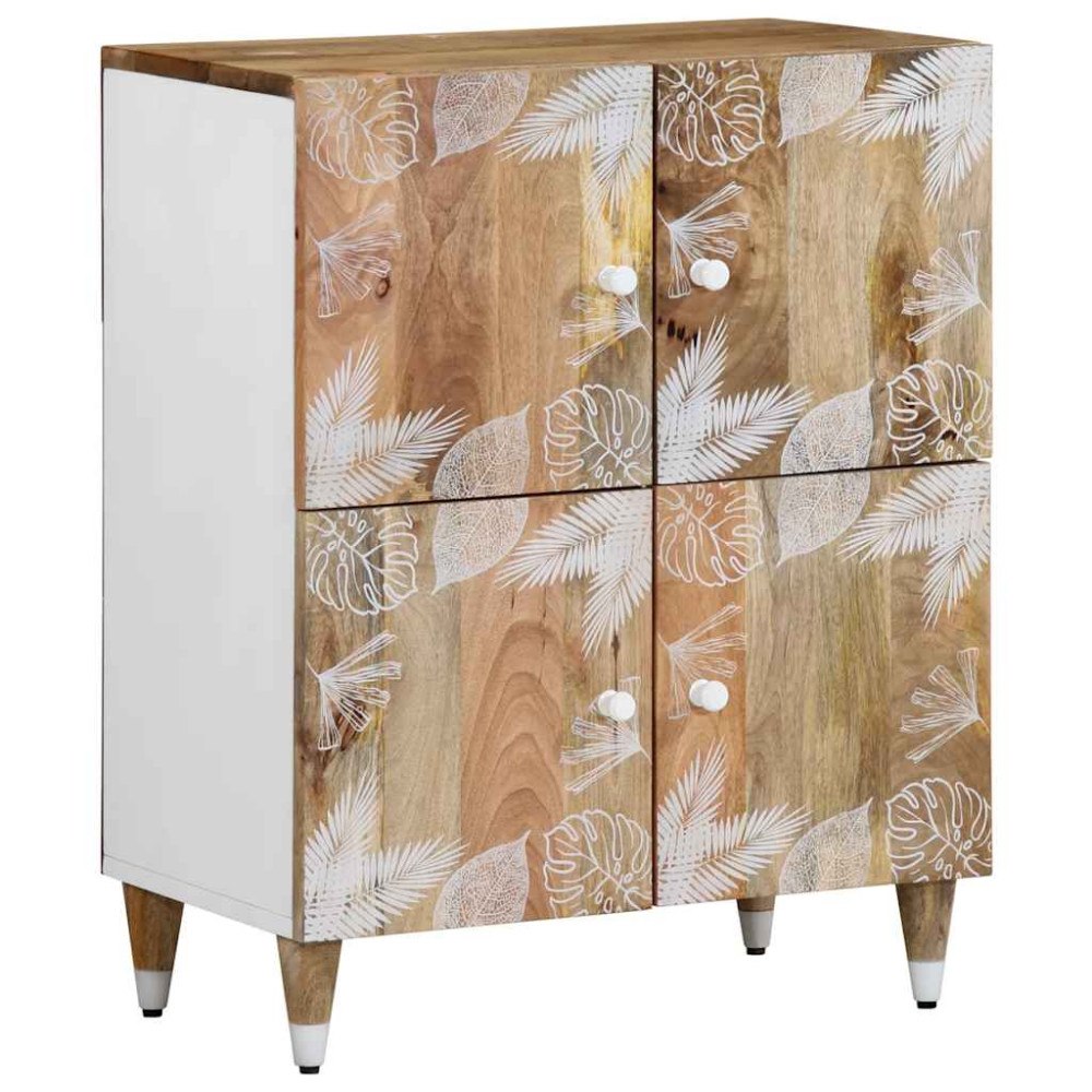 vidaXL Skänk 60x33,5x75 cm mango i massivt trä