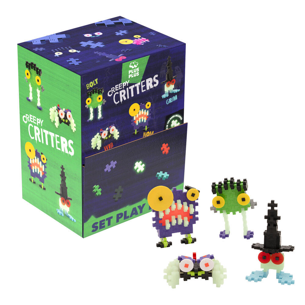 PLUS PLUS Display Plus-Plus Creepy Critters 48 pcs.