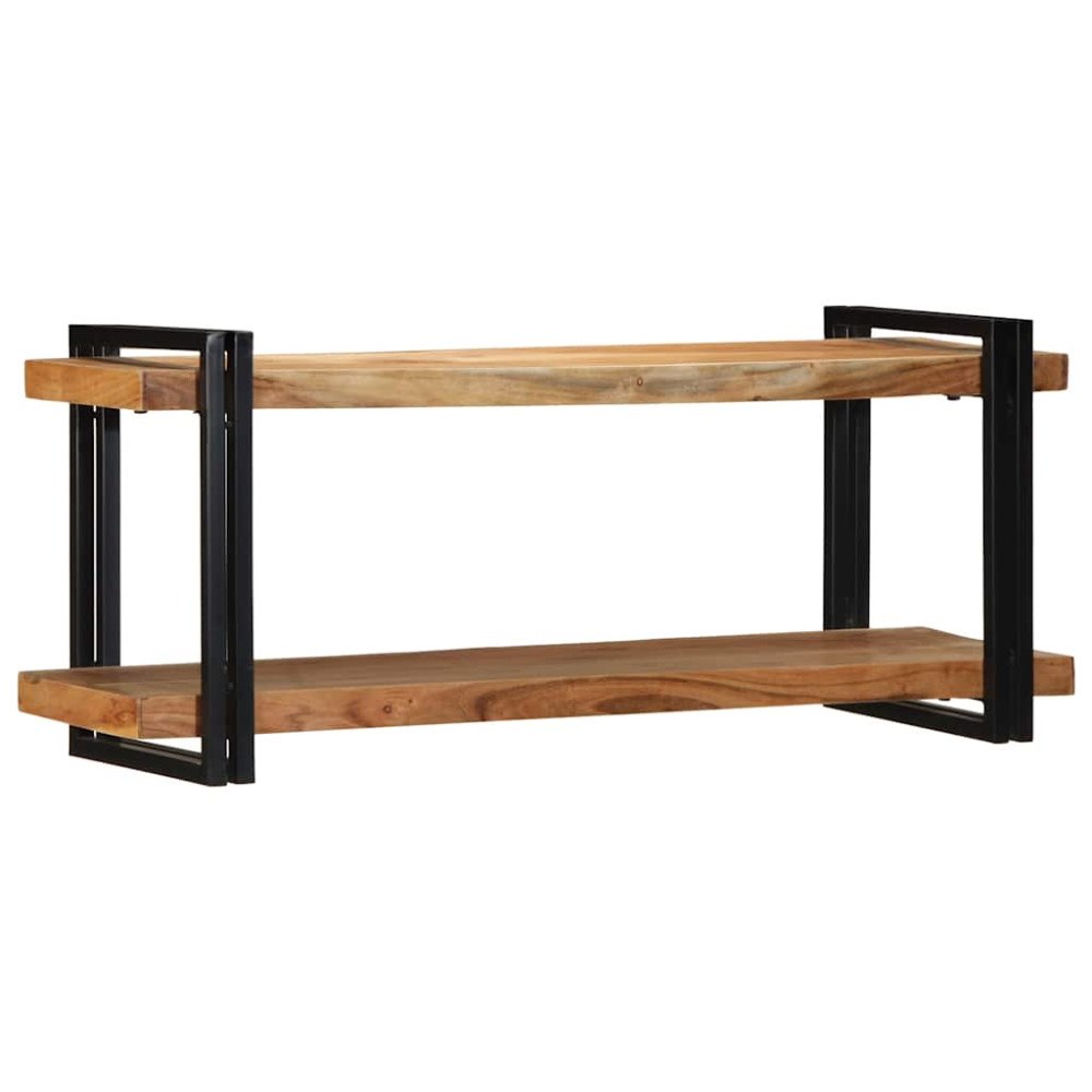 vidaXL Vägghylla 110x33x45 cm massivt trä akacia