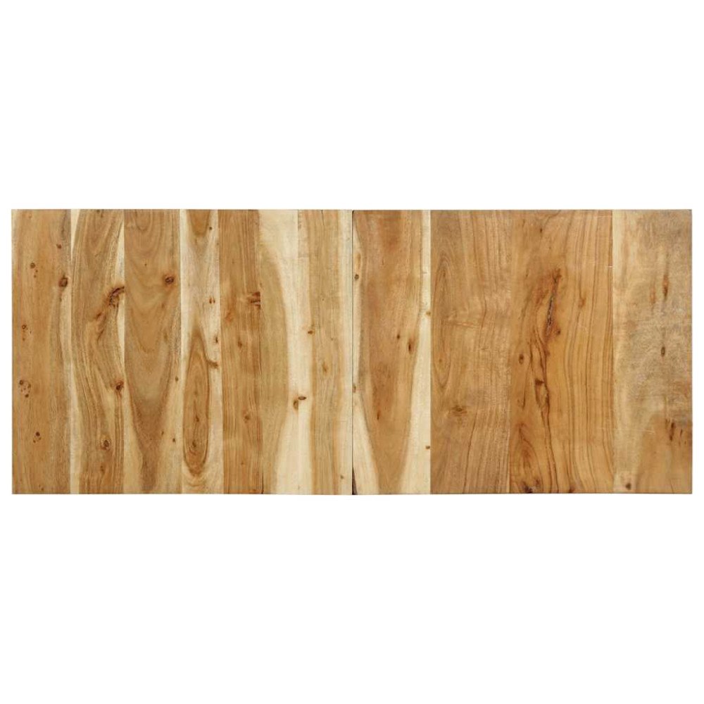 vidaXL Sänggavel 120 cm massivt trä akacia