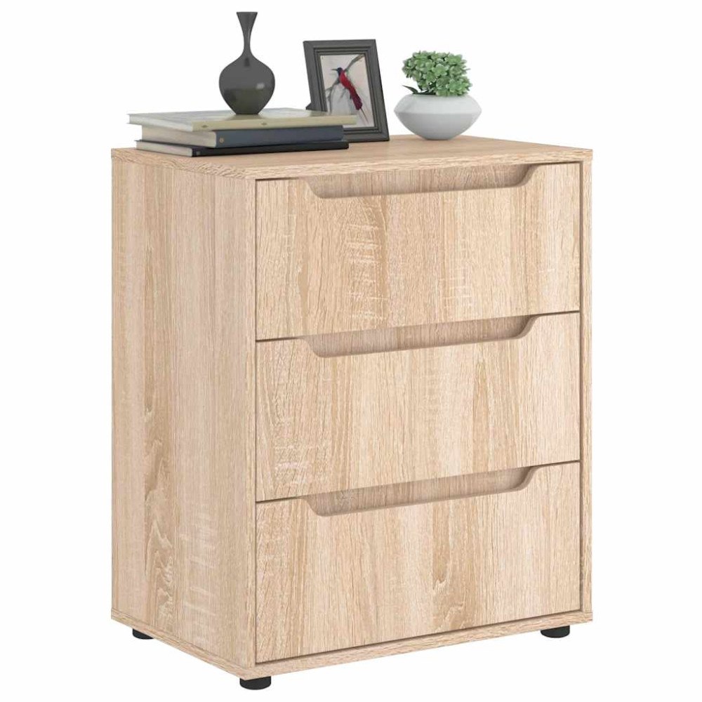 vidaXL Skänk VISNES Sonoma ek 60x40x73 cm konstruerat trä