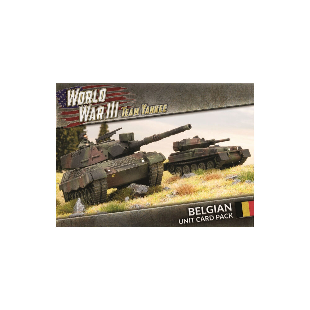 Battlefront Miniatures Belgian Unit Card Pack (33X Cards)