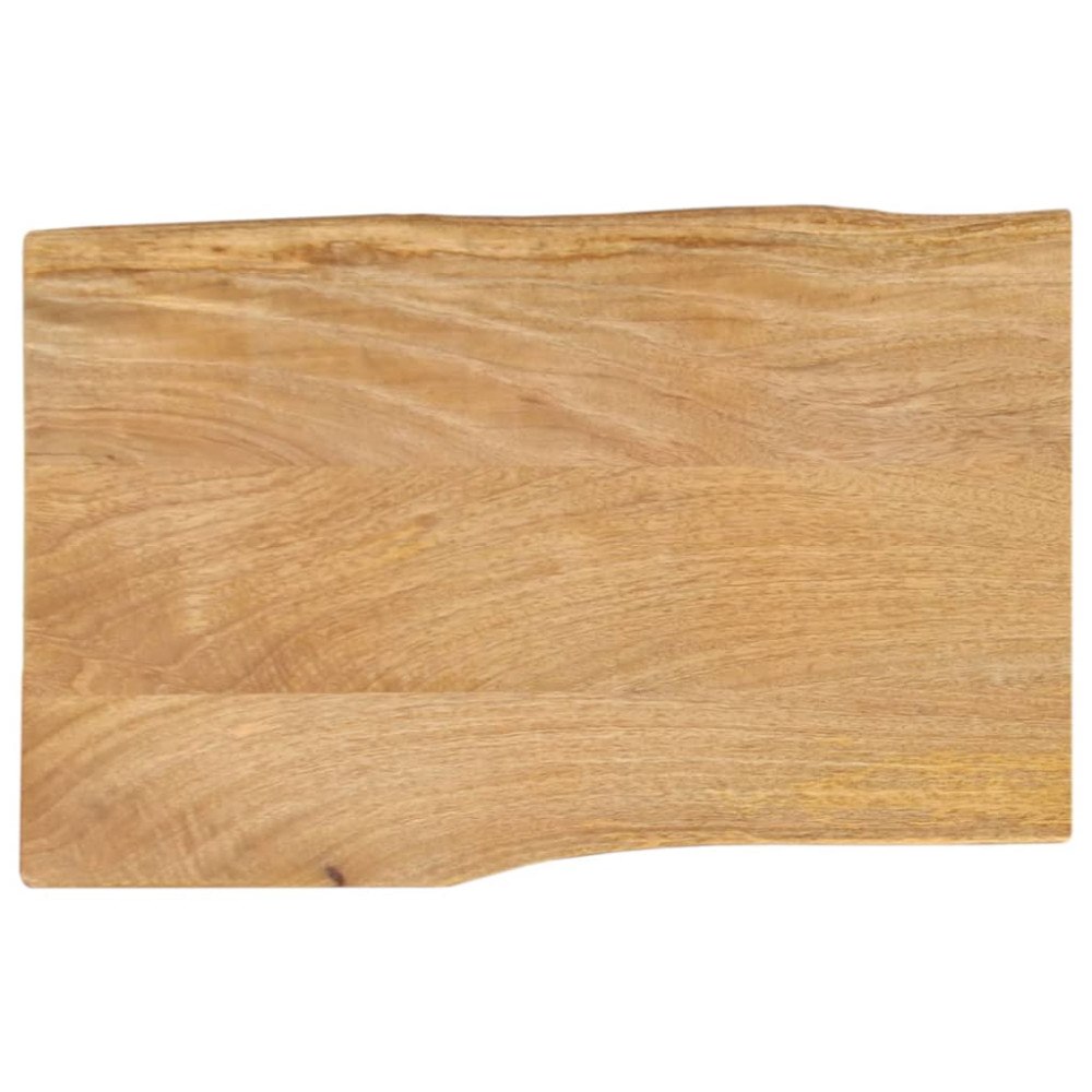 vidaXL Bordsskiva 60x40x2,5 cm levande kant massivt mangoträ