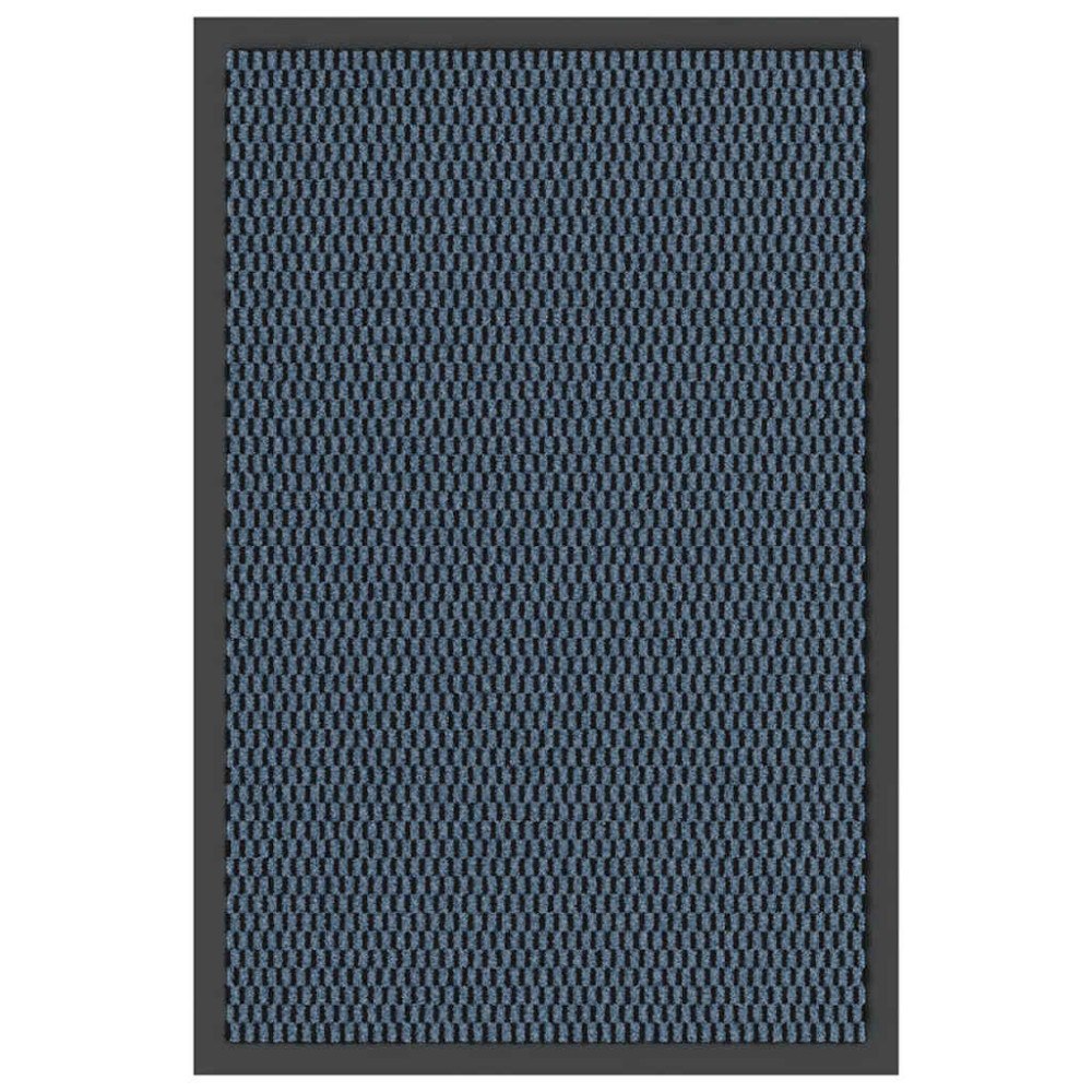 vidaXL Dörrmatta blå 40x60 cm