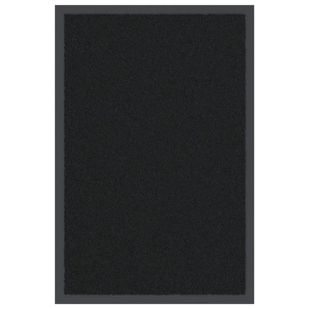 vidaXL Dörrmatta svart 40x60 cm