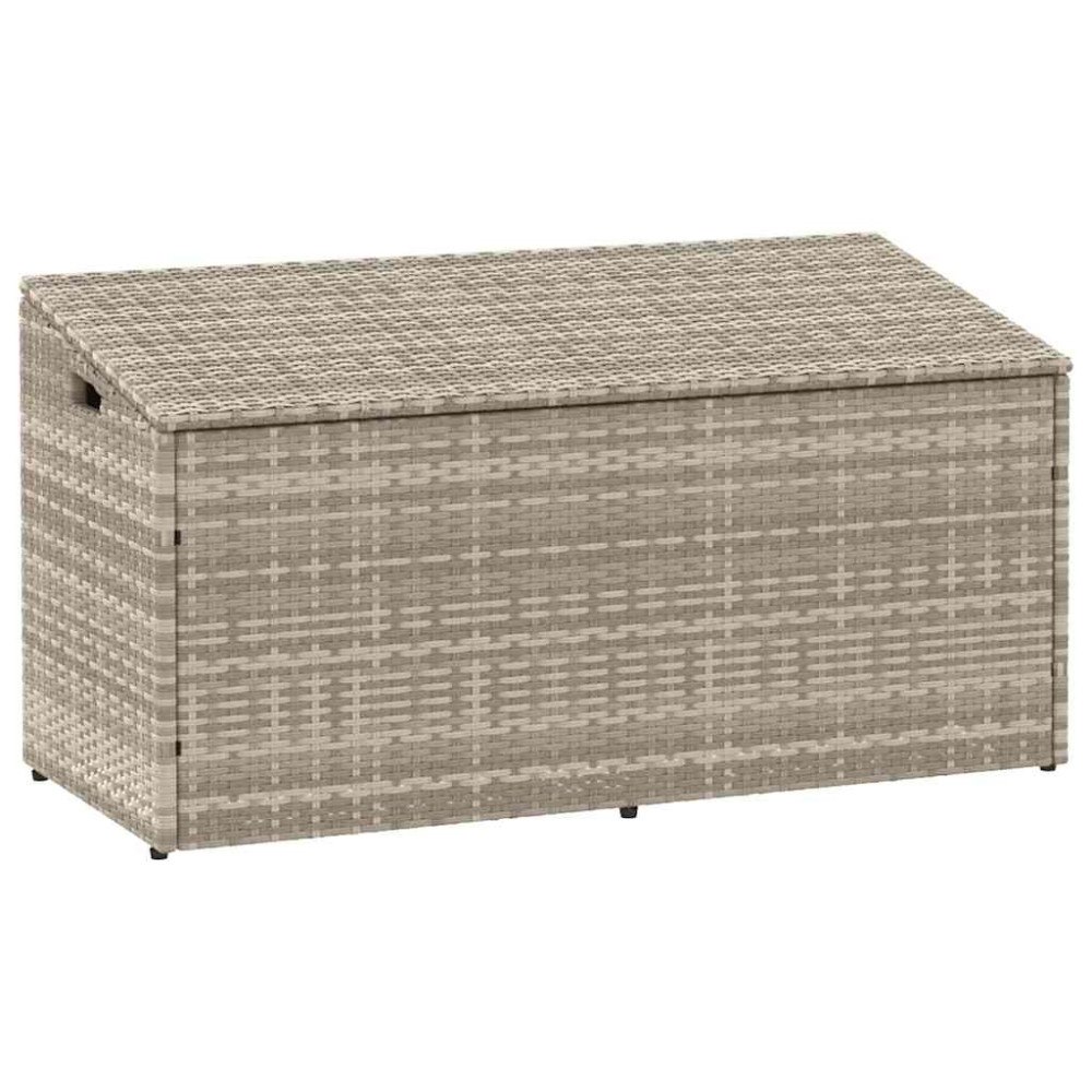 vidaXL Dynbox ljusgrå 110x50x58 cm konstrotting