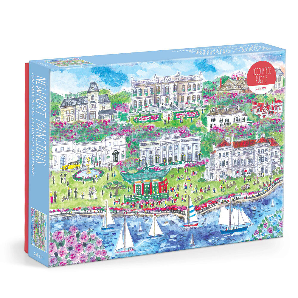 Galison Mudpuppy Michael Storrings Newport Mansions 1000 Piece Puzzle