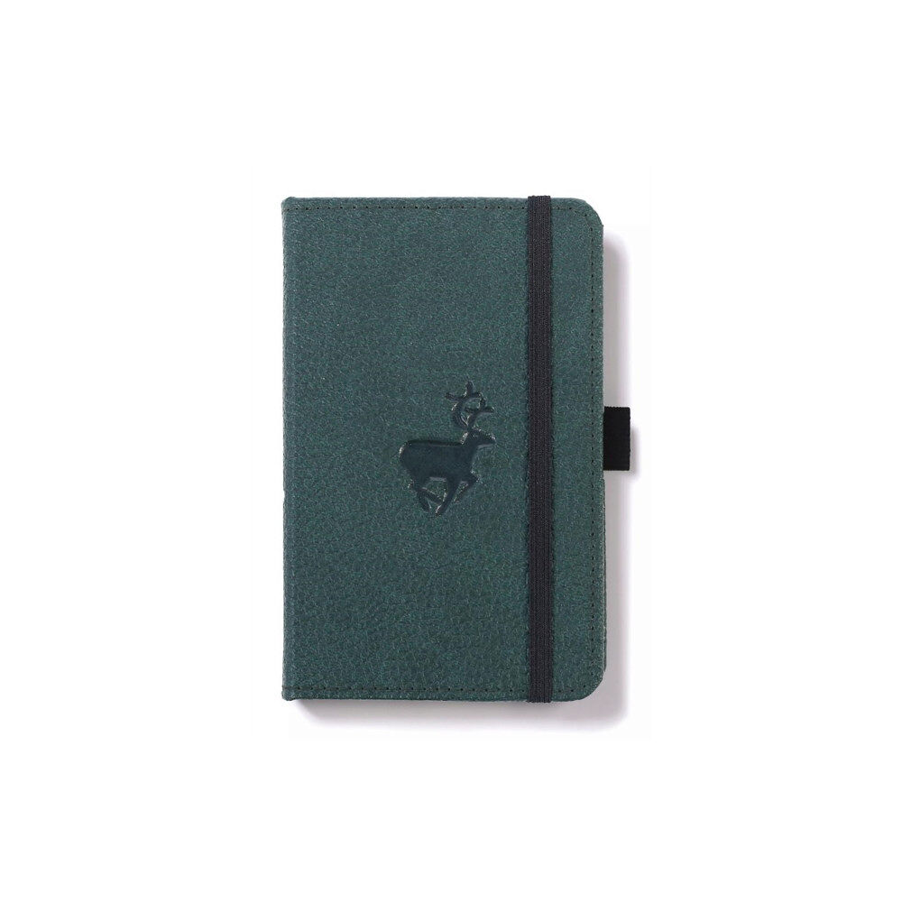 DINGBATS Dingbats A6 Pocket Wildlife Green Deer Notebook - Lined