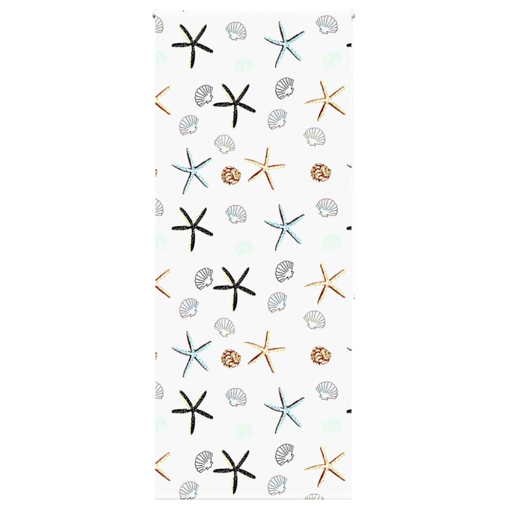 vidaXL Rullgardin för dusch 110x240 cm tyg bredd 106 cm