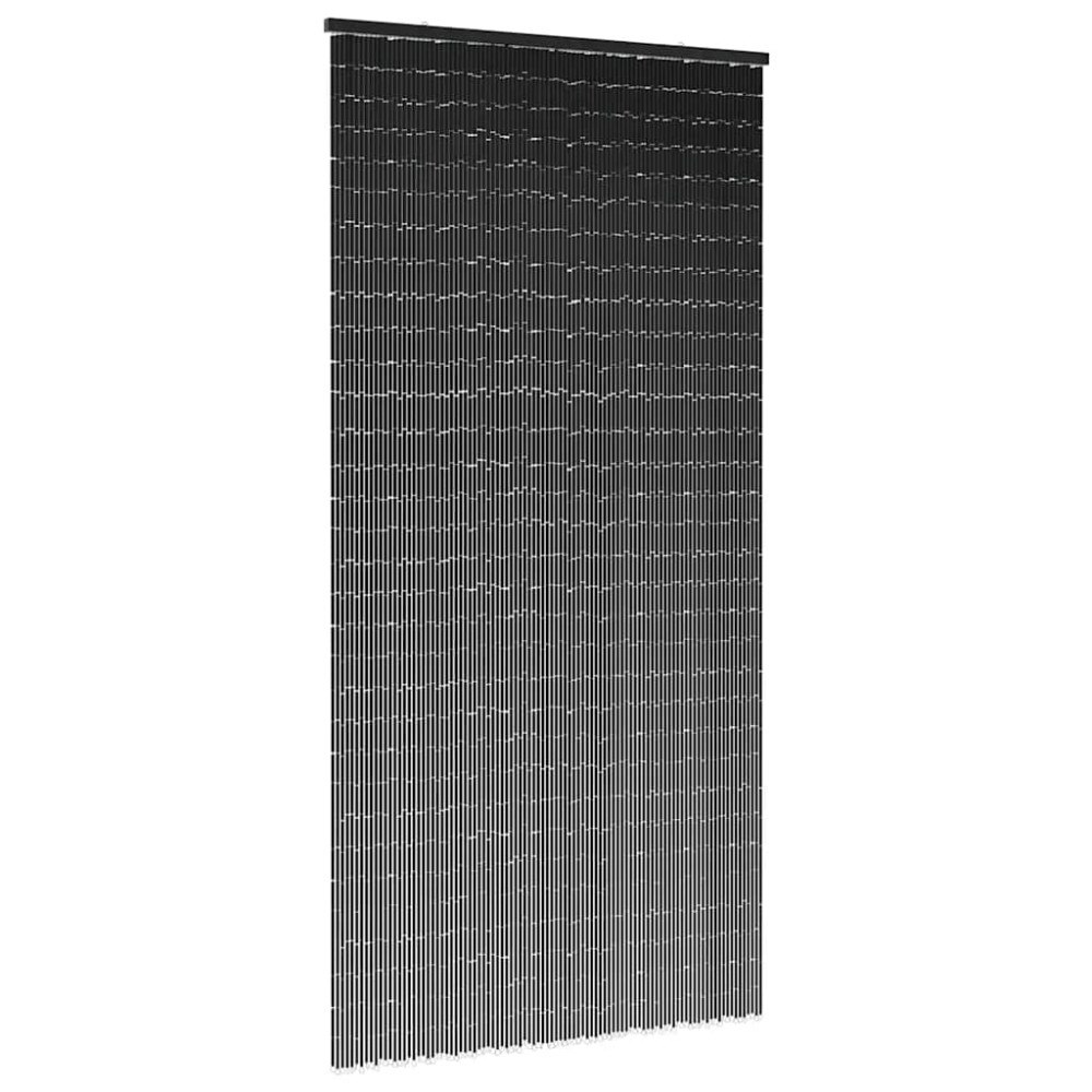 vidaXL Insektsgardin mörkgrå 100x200 cm bambu
