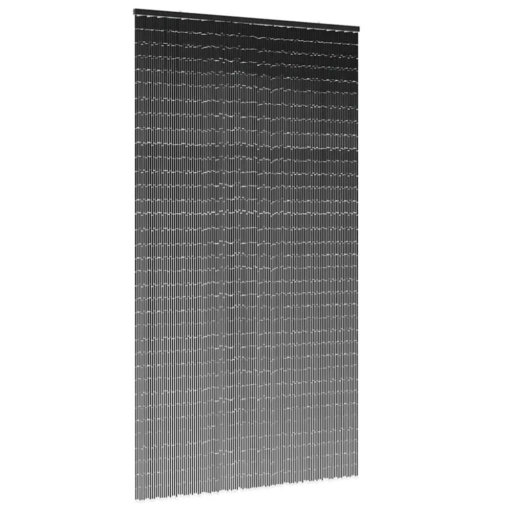 vidaXL Insektsdörrgardin mörkgrå 120x220 cm bambu