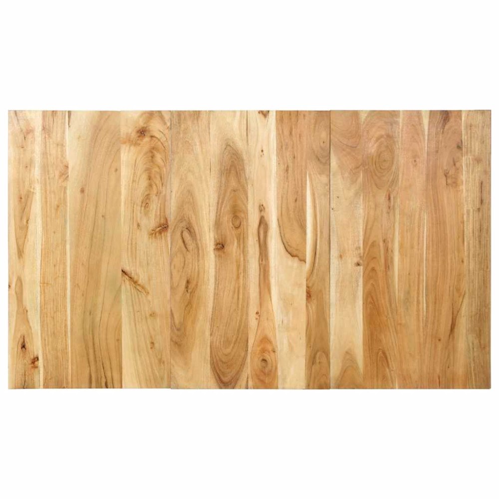 vidaXL Sänggavel 140 cm massivt trä akacia