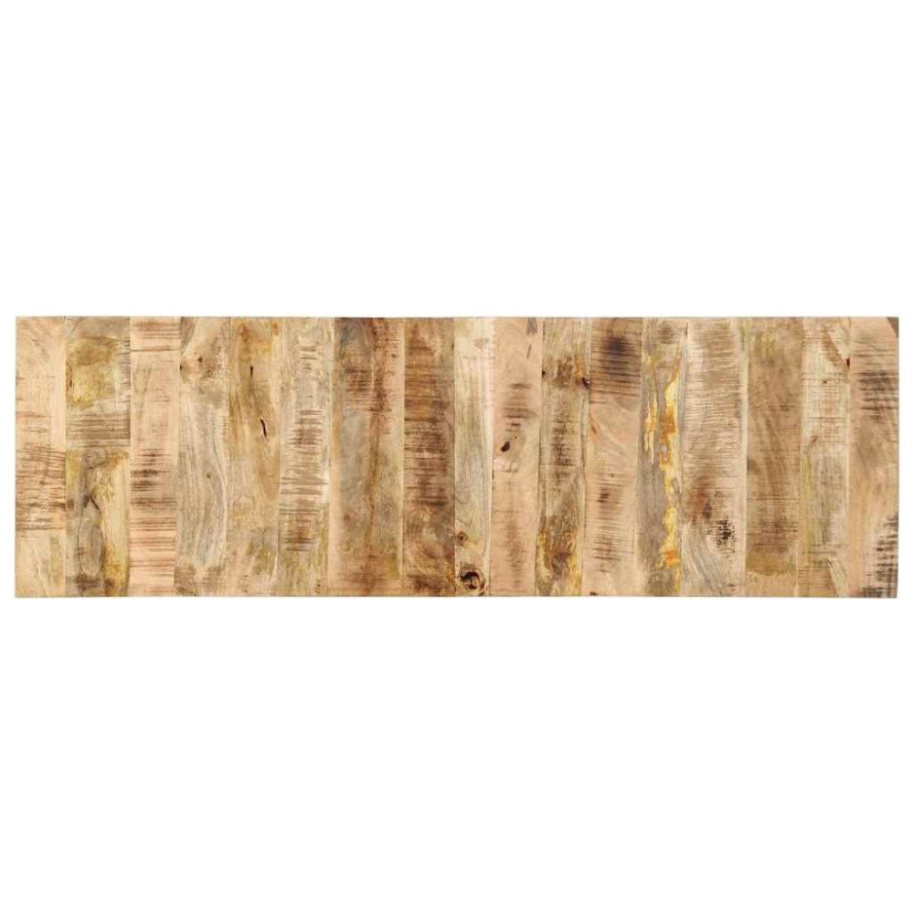 vidaXL Sänggavel 160 cm massiv grov mango