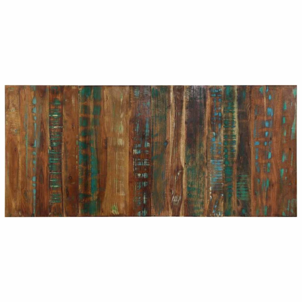 vidaXL Sänggavel flerfärgad 180 cm massivt trä återvunnet