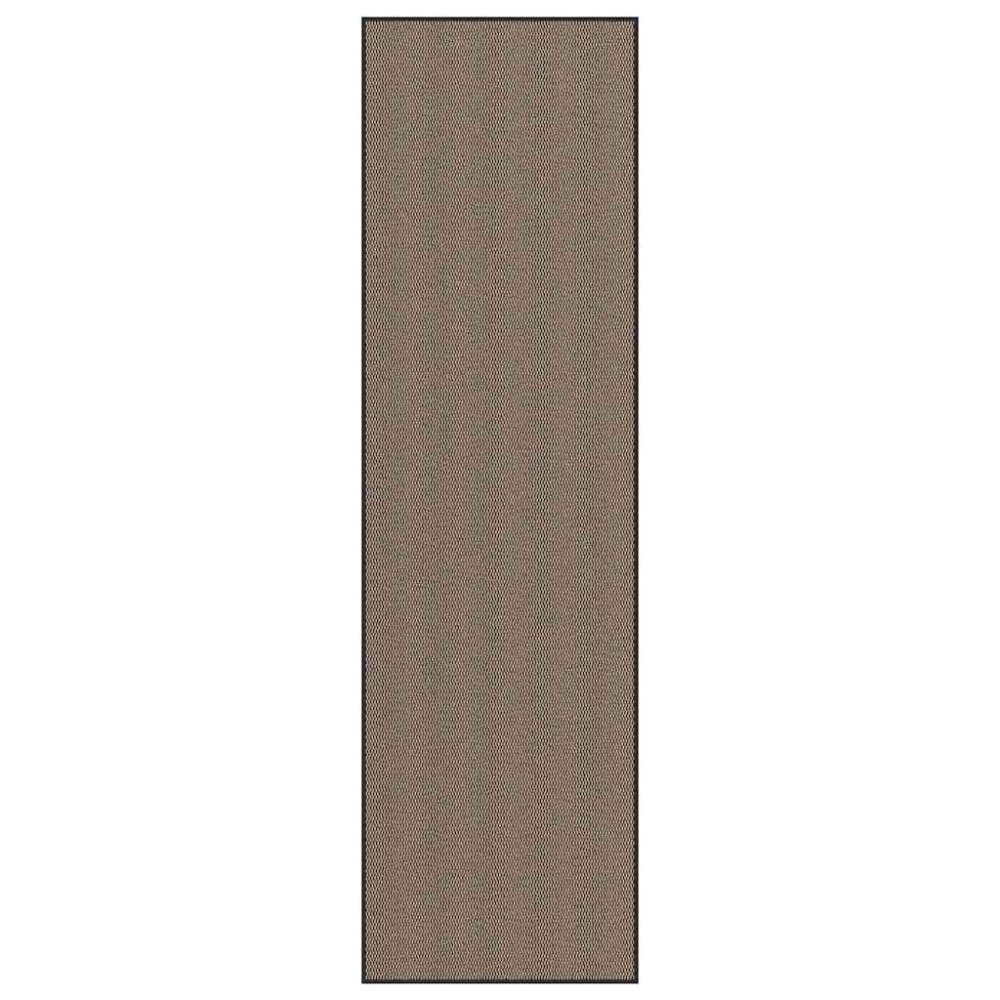 vidaXL Dörrmatta brun 115x400 cm