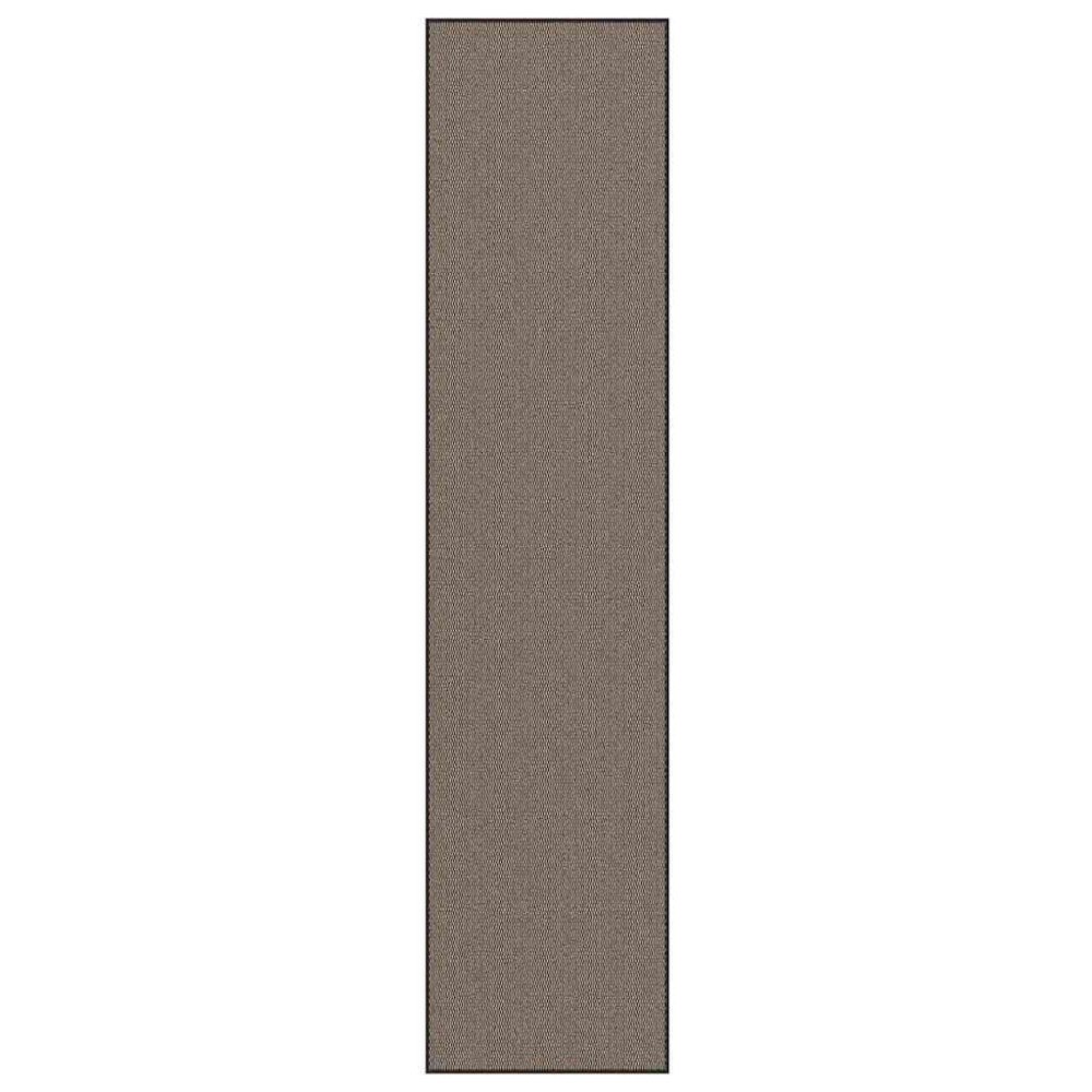 vidaXL Dörrmatta brun 115x500 cm