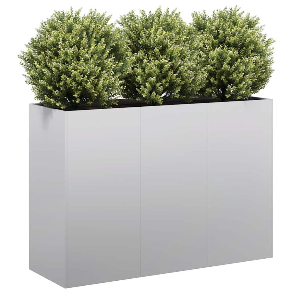 vidaXL Planteringskärl 120x40x80 cm galvaniserat stål