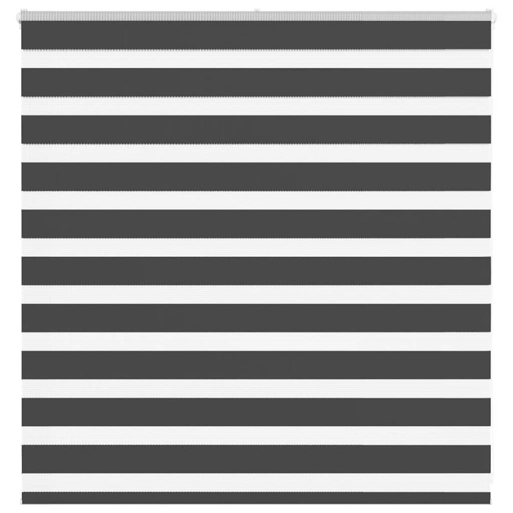vidaXL Rullgardin zebra svart 140x100 cm tyg bredd 135,9cm polyester