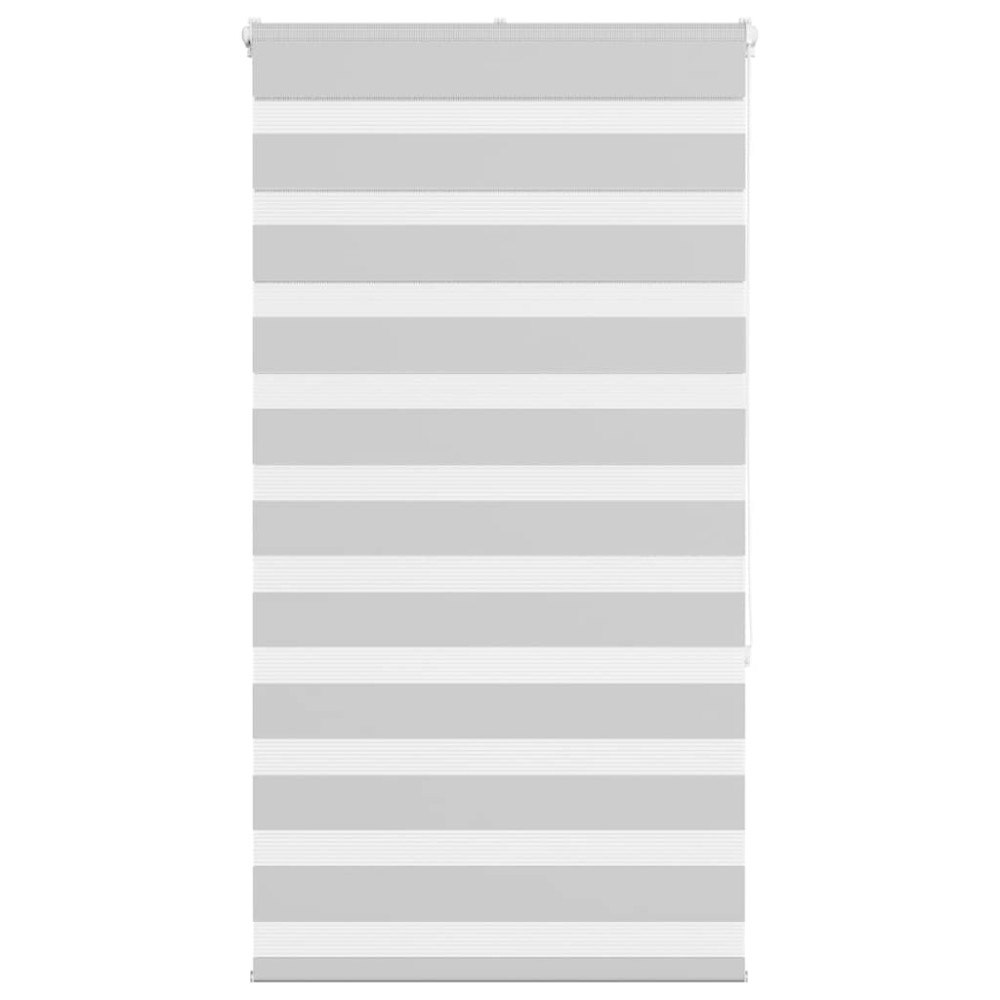 vidaXL Rullgardin zebra ljusgrå 70x150 cm tyg bredd 65,9 cm polyester