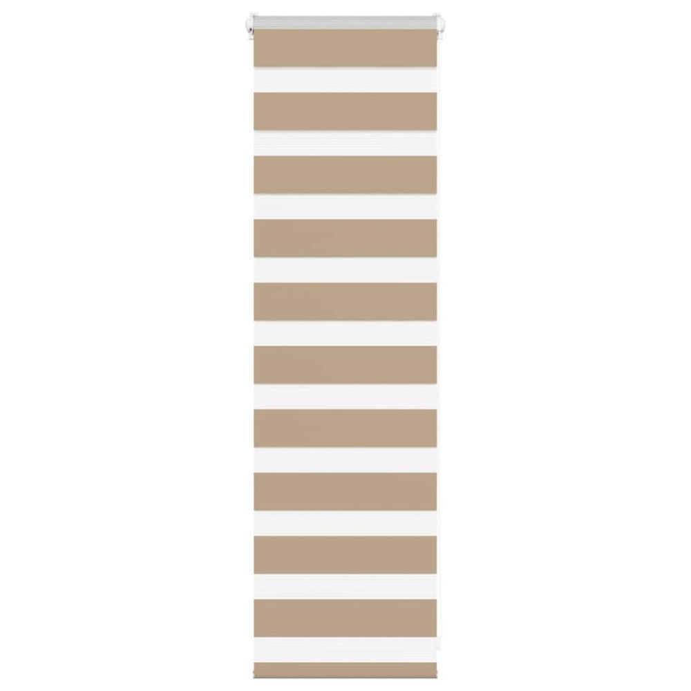 vidaXL Rullgardin zebra 40x100 cm tyg bredd 35,9 cm polyester