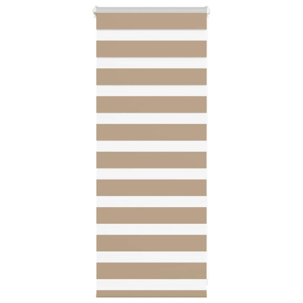 vidaXL Rullgardin zebra 55x100 cm tyg bredd 50,9 cm polyester