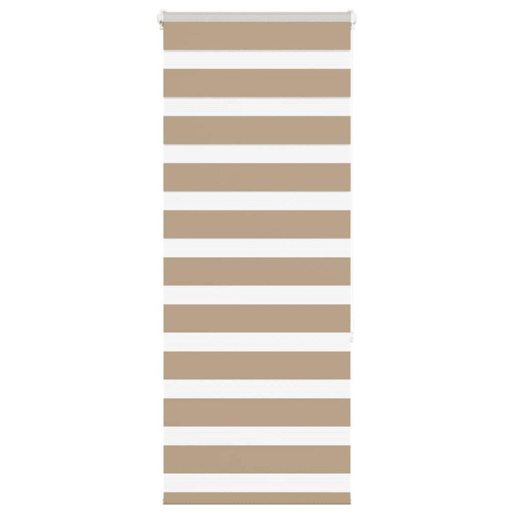 vidaXL Rullgardin zebra 55x150 cm tyg bredd 50,9 cm polyester