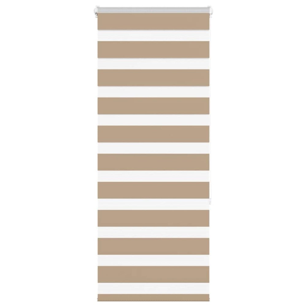 vidaXL Rullgardin zebra 65x150 cm tyg bredd 60,9 cm polyester